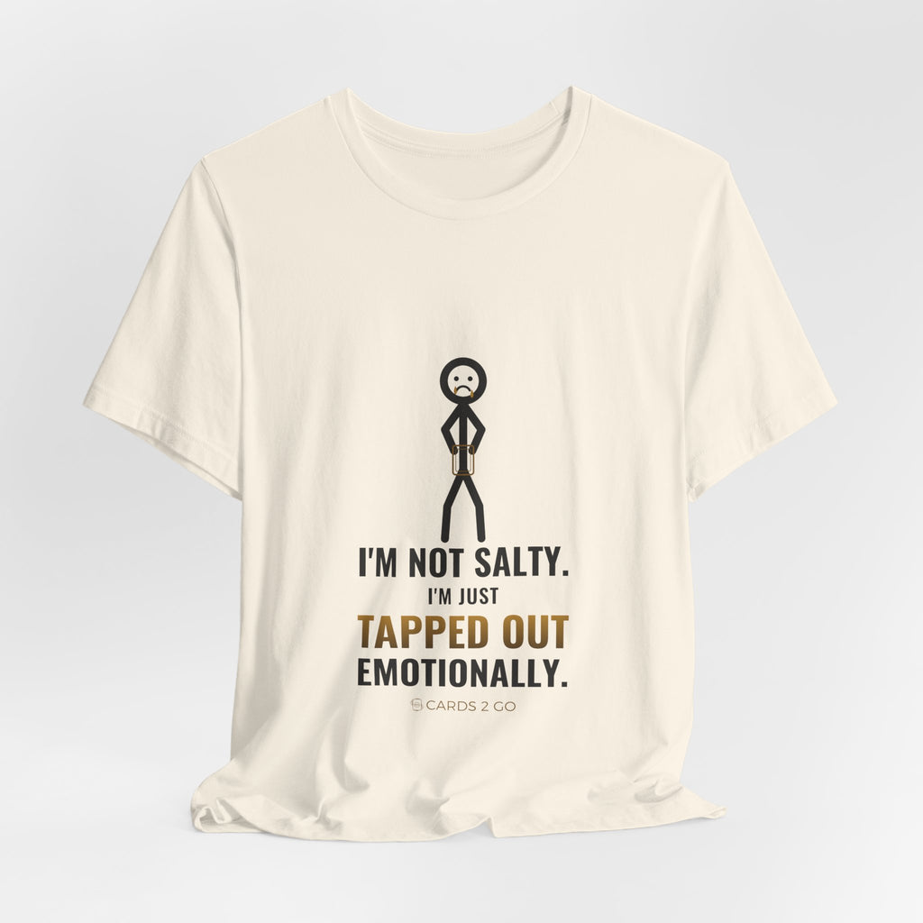 Tapped Out Emotionally Illustrated Tee
