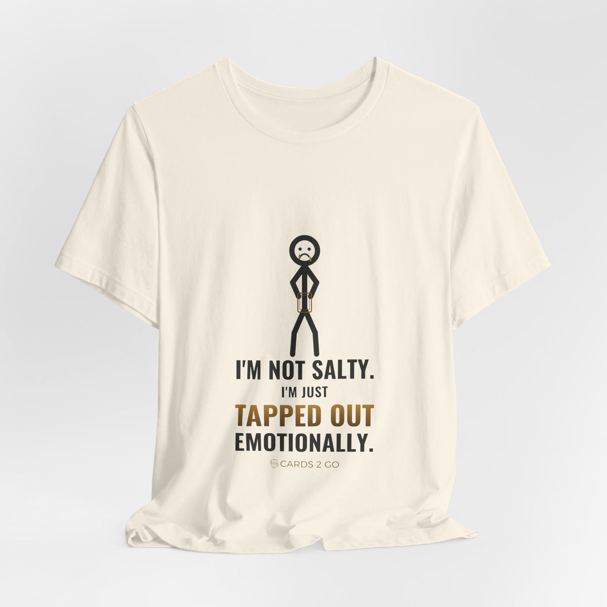 Tapped Out Emotionally Illustrated Tee