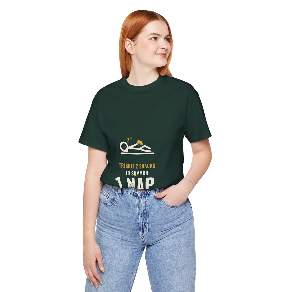 Tribute 2 Snacks To Summon 1 Nap Illustrated Tee