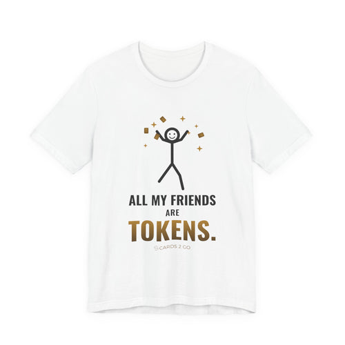 All My Friends Are Tokens Illustrated Tee – funny MTG t-shirt by Cards2Go