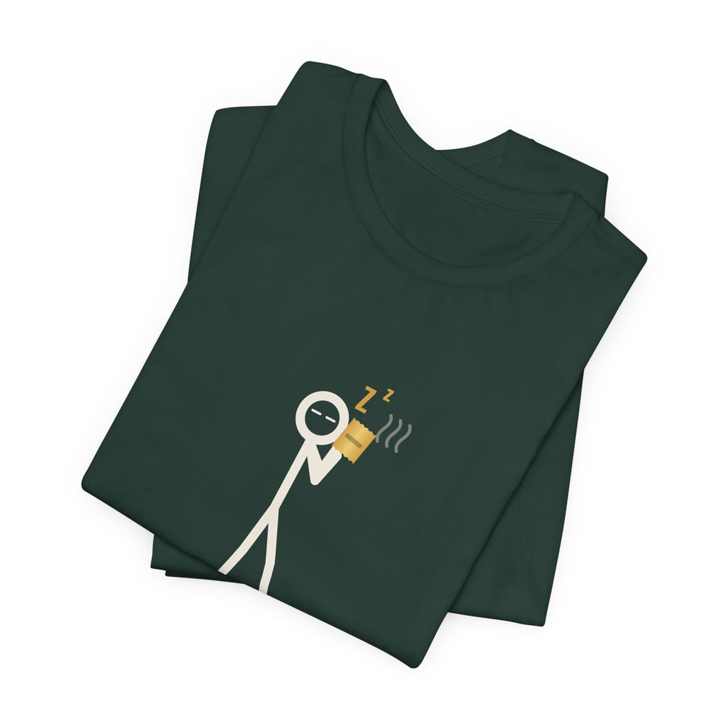 Powered By Cardboard Crack Illustrated Tee