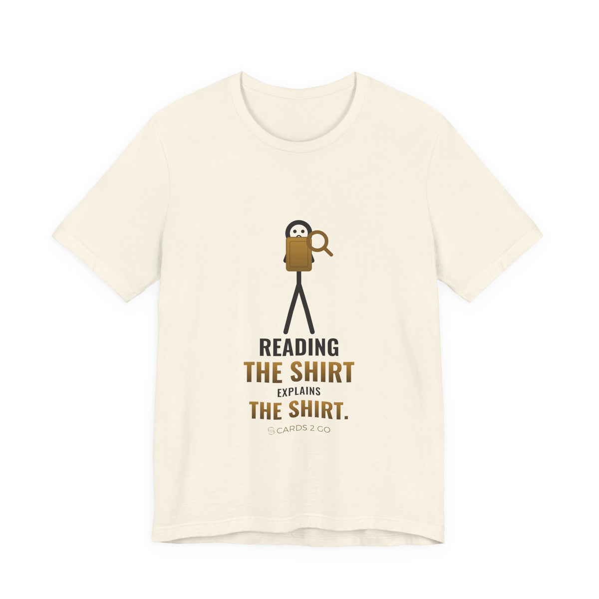 Reading The Shirt Explains The Shirt Illustrated Tee