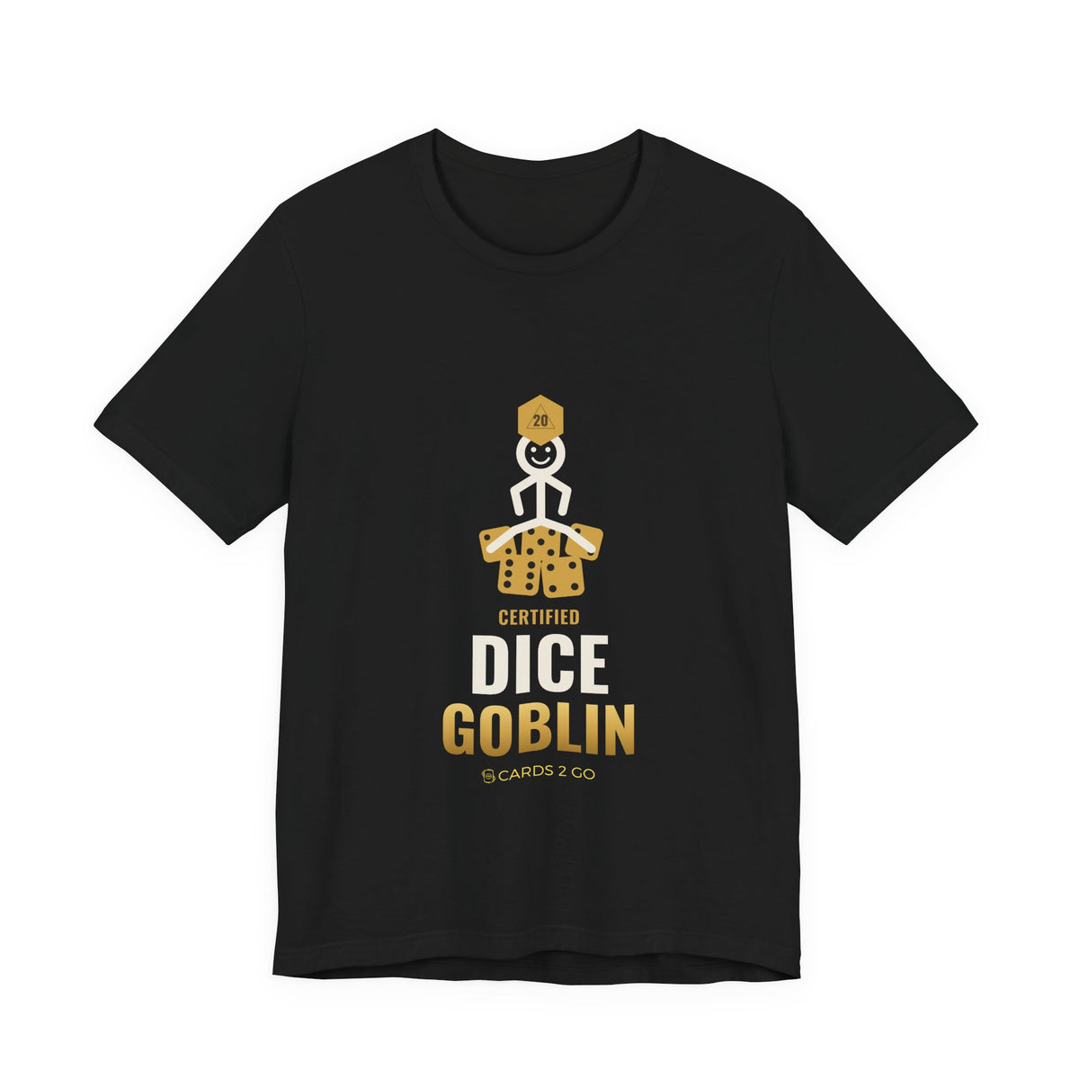 Certified Dice Goblin Illustrated Tee