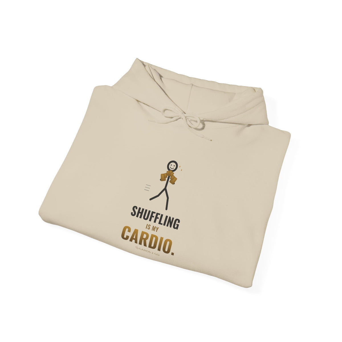 Shuffling Is My Cardio Illustrated Hoodie