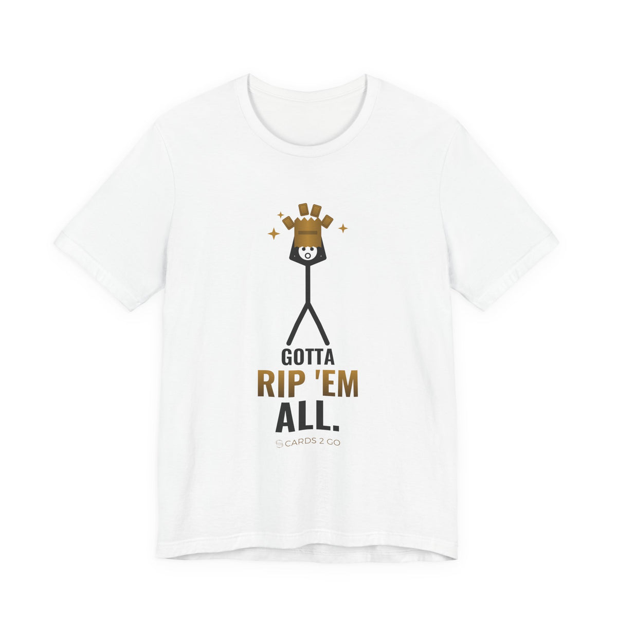 Gotta Rip 'Em All Illustrated Tee – funny Pokémon t-shirt by Cards2Go