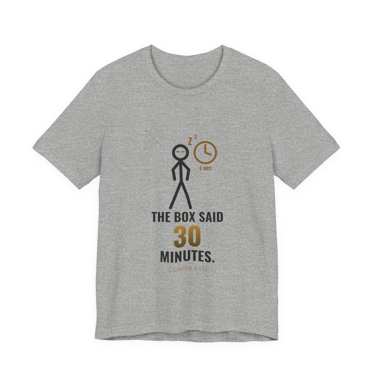 The Box Said 30 Minutes Illustrated Tee