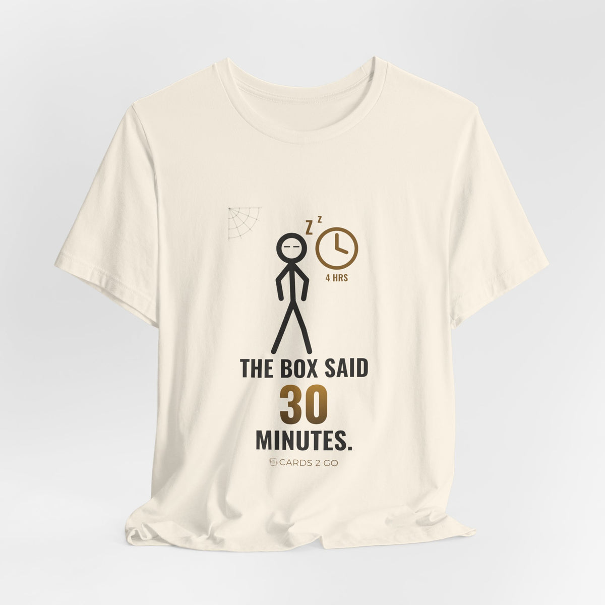 The Box Said 30 Minutes Illustrated Tee