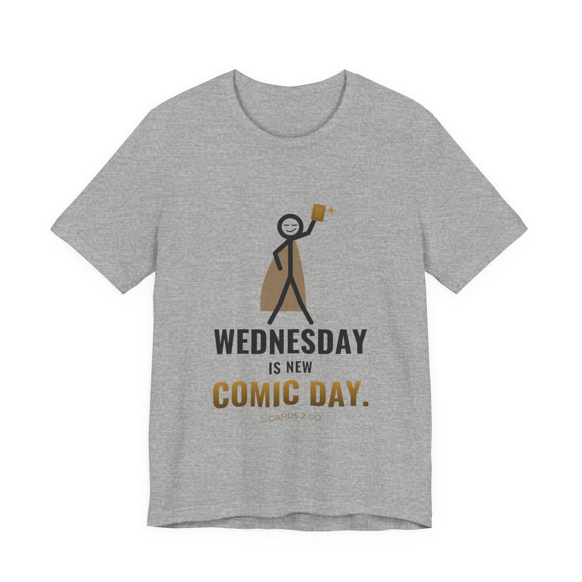 Wednesday Is New Comic Day Illustrated Tee