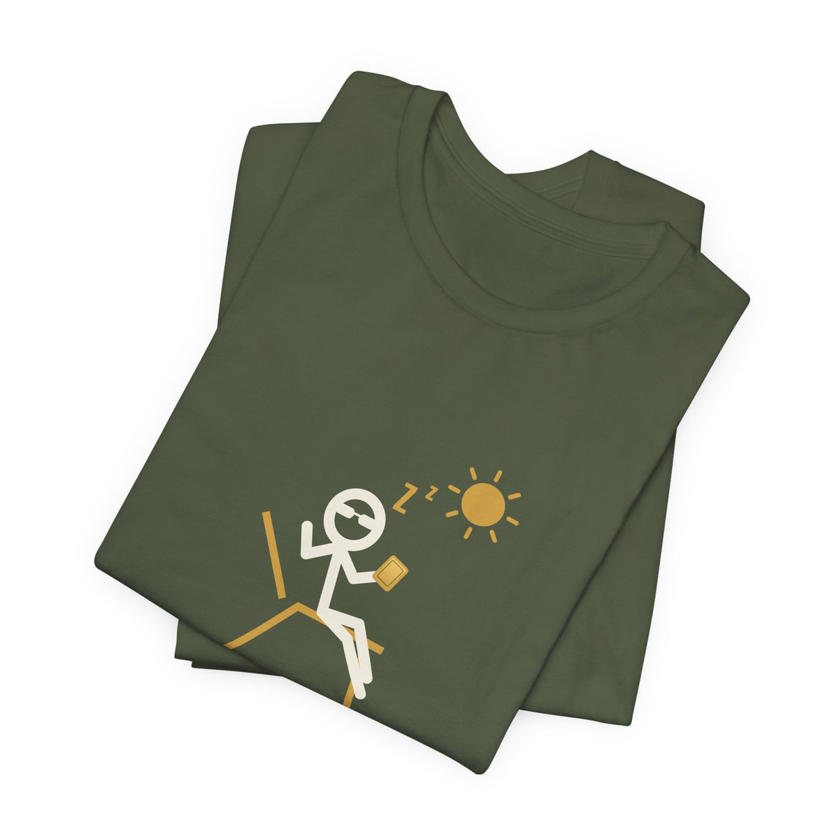 One Pull Away From Retirement Illustrated Tee