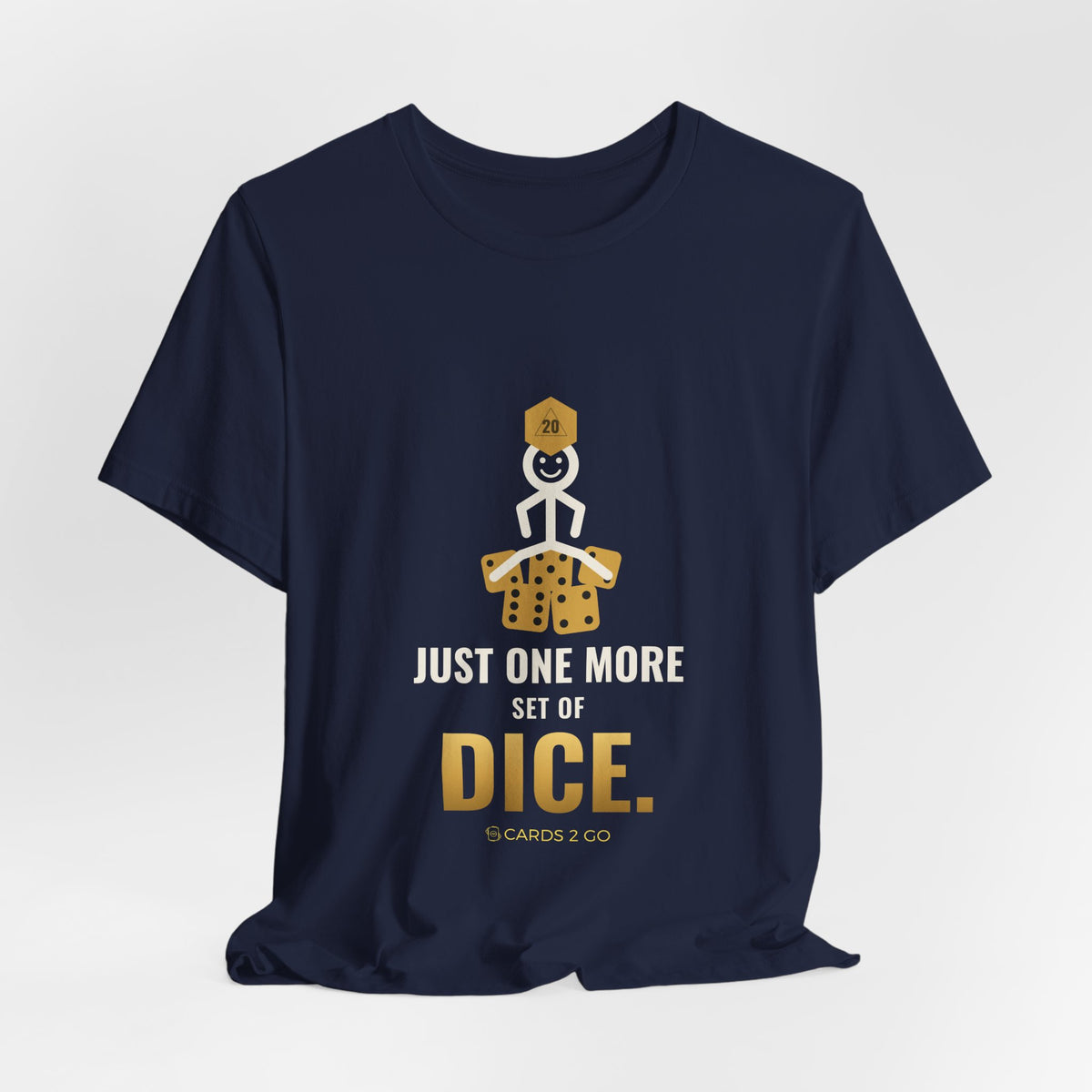 Just One More Set Of Dice Illustrated Tee