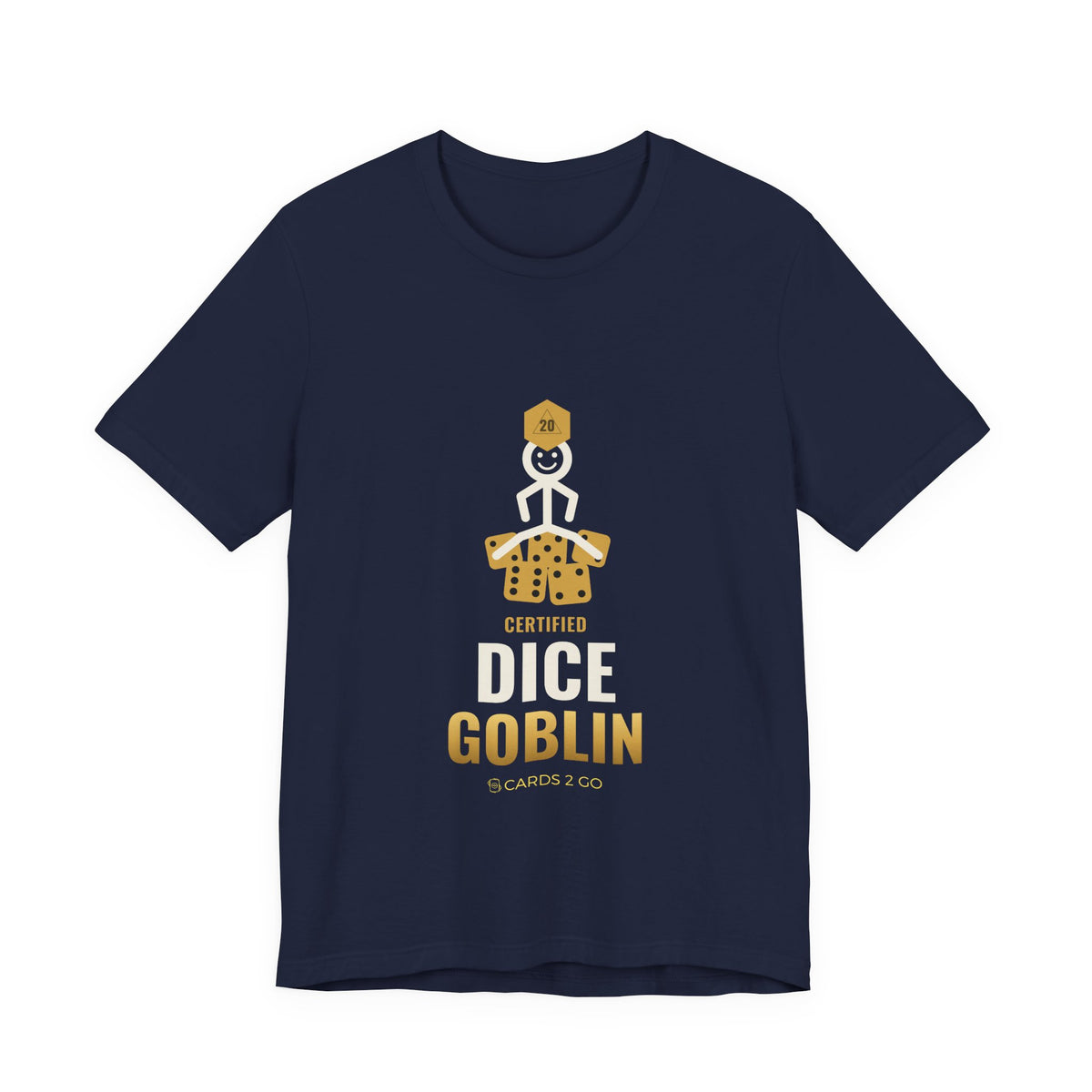 Certified Dice Goblin Illustrated Tee