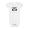 Rookie Card Baby Onesie – funny trading card baby onesie by Cards2Go
