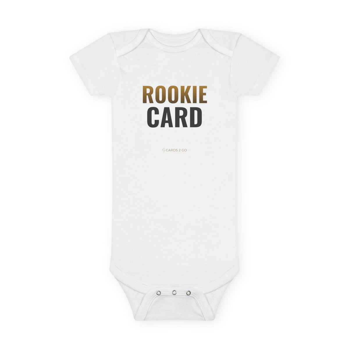 Rookie Card Baby Onesie – funny trading card baby onesie by Cards2Go