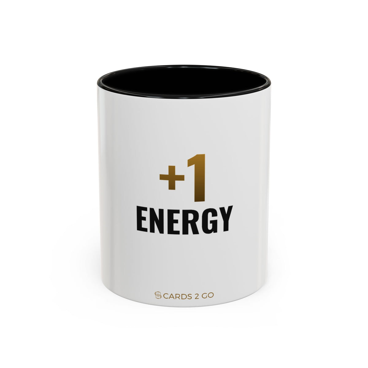 +1 Energy Mug – funny trading card coffee mug by Cards2Go