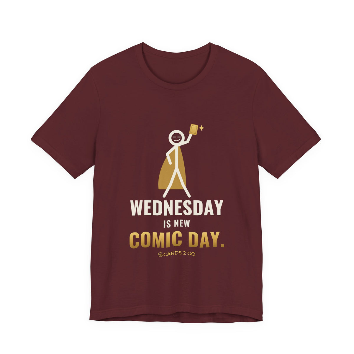 Wednesday Is New Comic Day Illustrated Tee