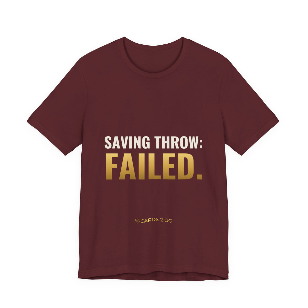 Saving Throw: Failed Tee