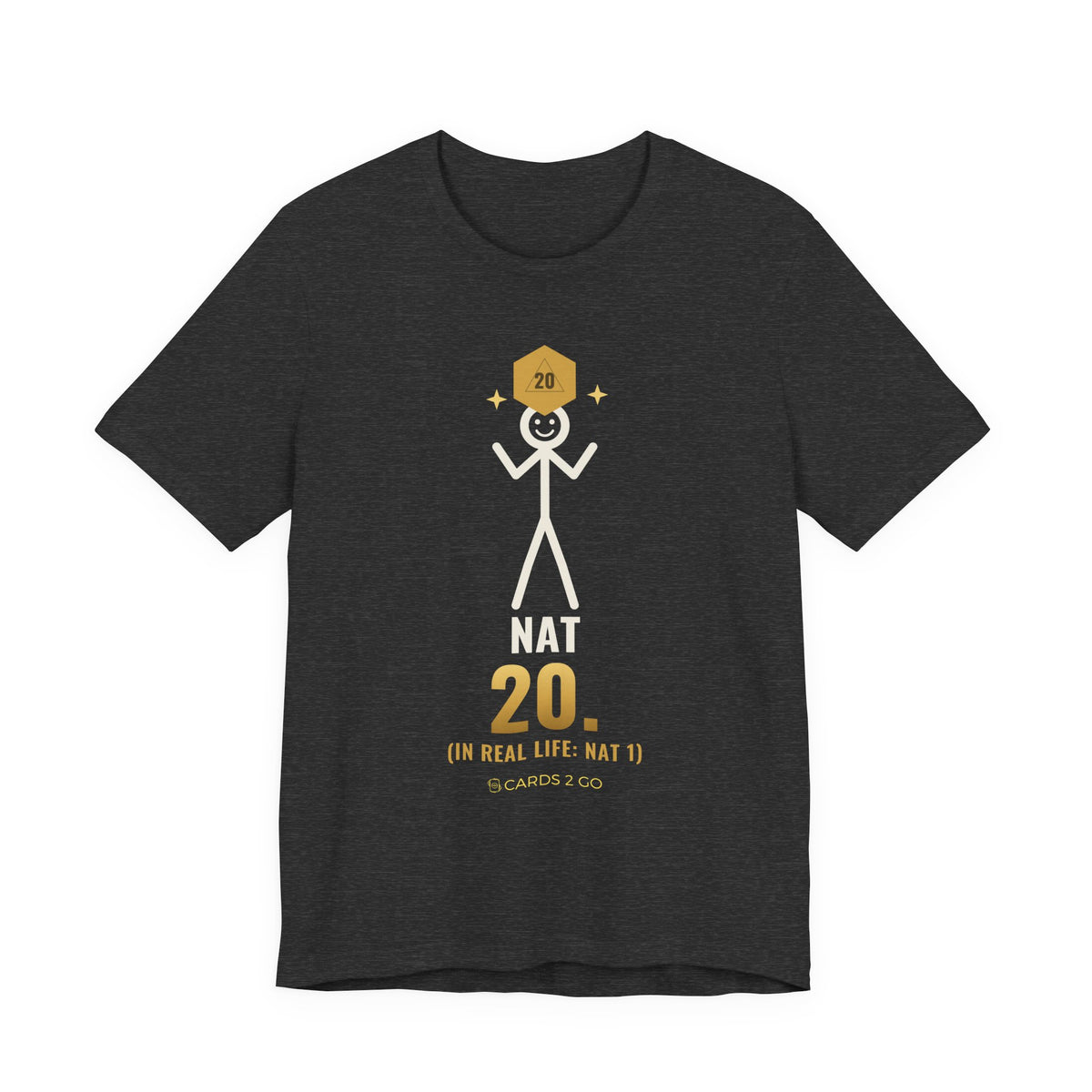 Nat 20 (In Real Life: Nat 1) Illustrated Tee
