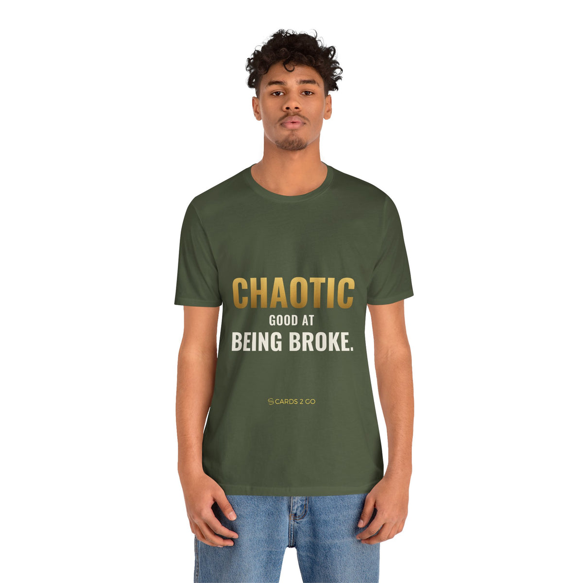 Chaotic Good At Being Broke Tee