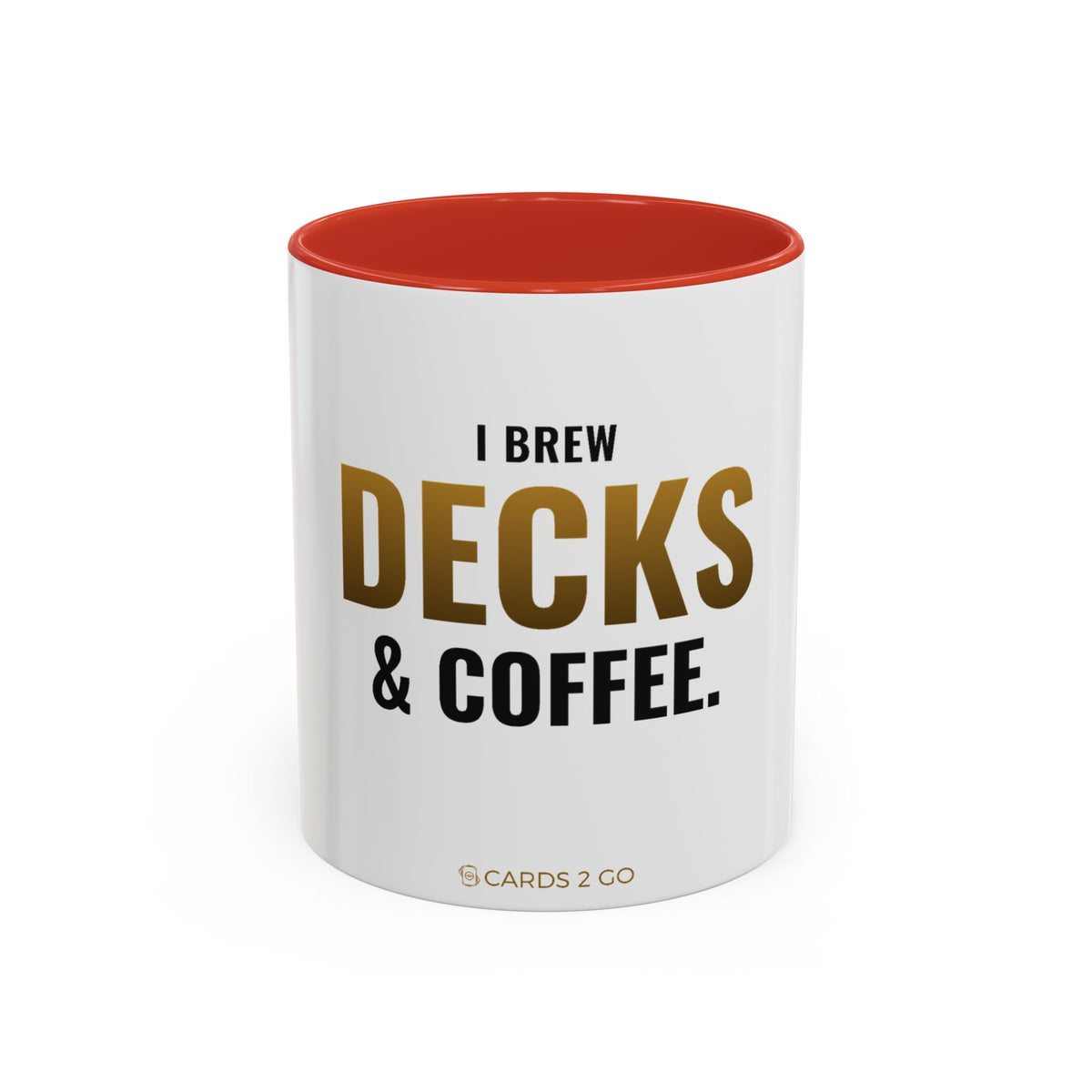 I Brew Decks & Coffee Mug