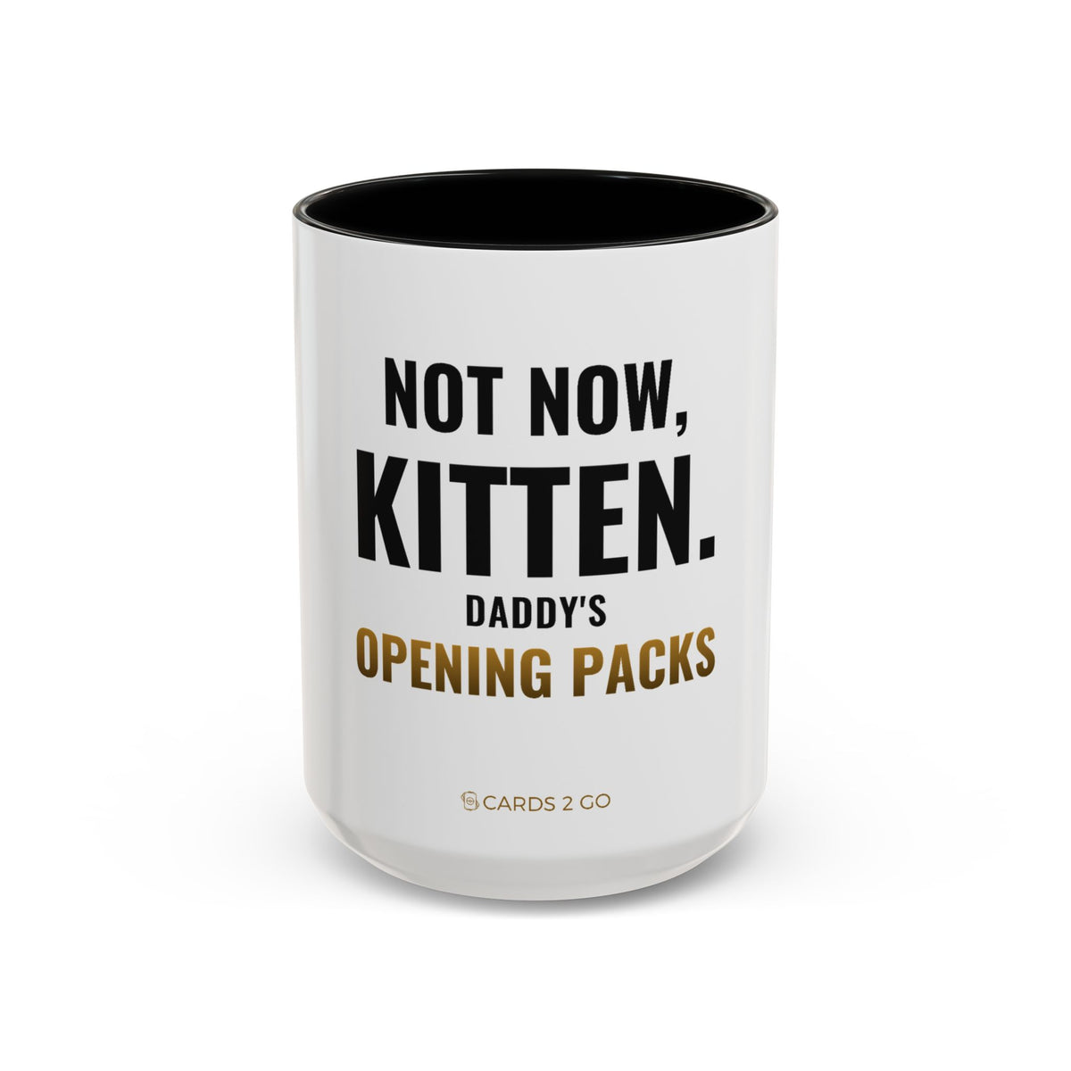 Not Now Kitten, Daddy's Opening Packs Mug