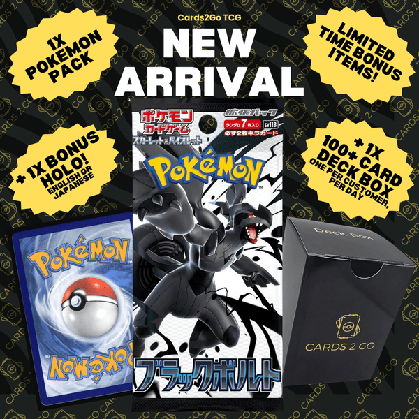 Pokémon Black Bolt Booster Pack (Japanese)