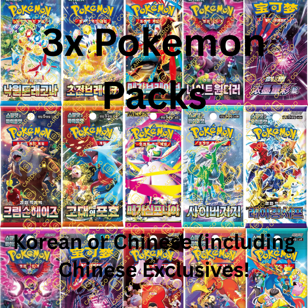Pokémon Cards2Go Exclusive Korean 3-Pack